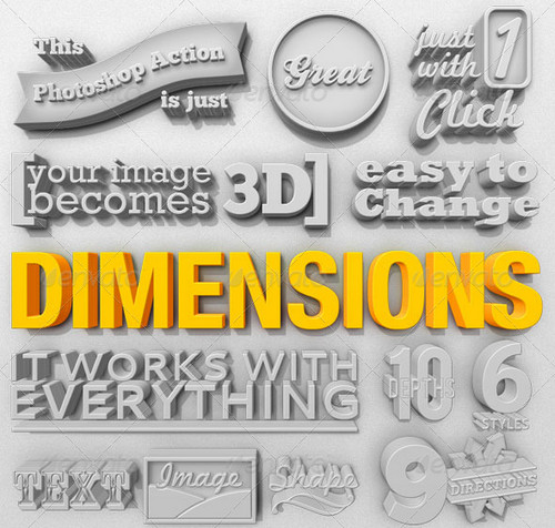 Dimensions - 3D Generator Action