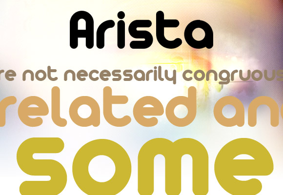 Arista Free Font