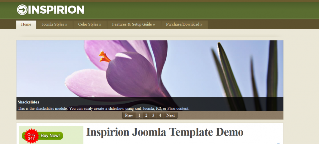 Joomla 1.6 Template