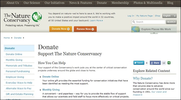 The nature conservacy