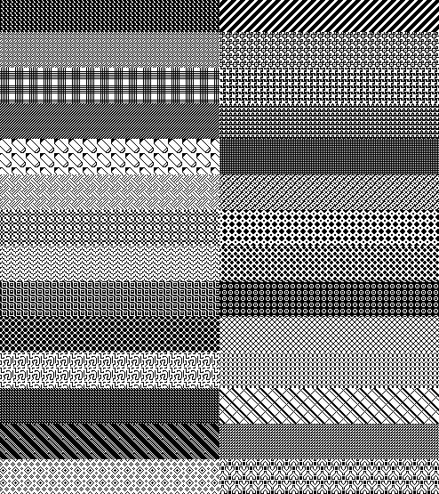 200 Photoshop patterns – Pixel patterns