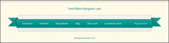 free-navigation-psd