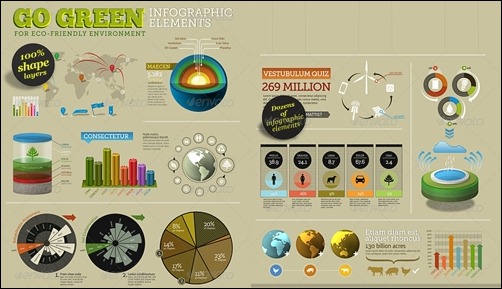 go-green-infographic-elements-info-template