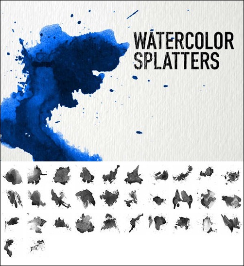watercolor-splatters