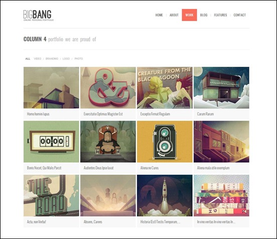 BigBang – Responsive WordPress Template