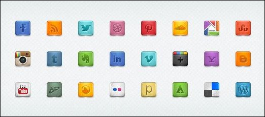 Free Social Media buttons