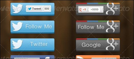 Share social buttons