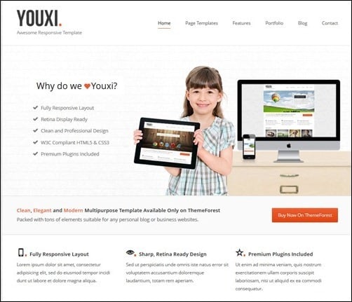 Youxi business website template