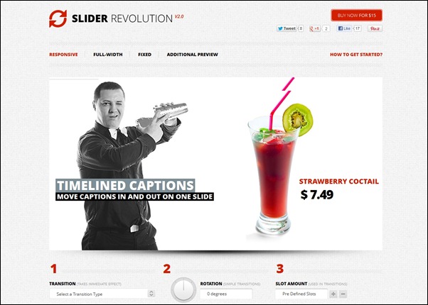 Slider Revolution is a powerful responsive WordPress plugin for adding sliders to your WordPress website