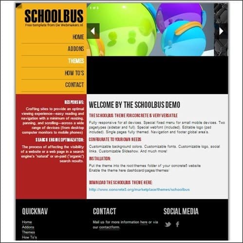 schoolbus-concrete5-theme