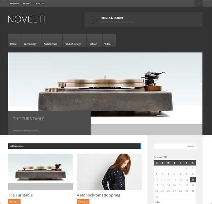 novelti responsive magazine wordpress theme