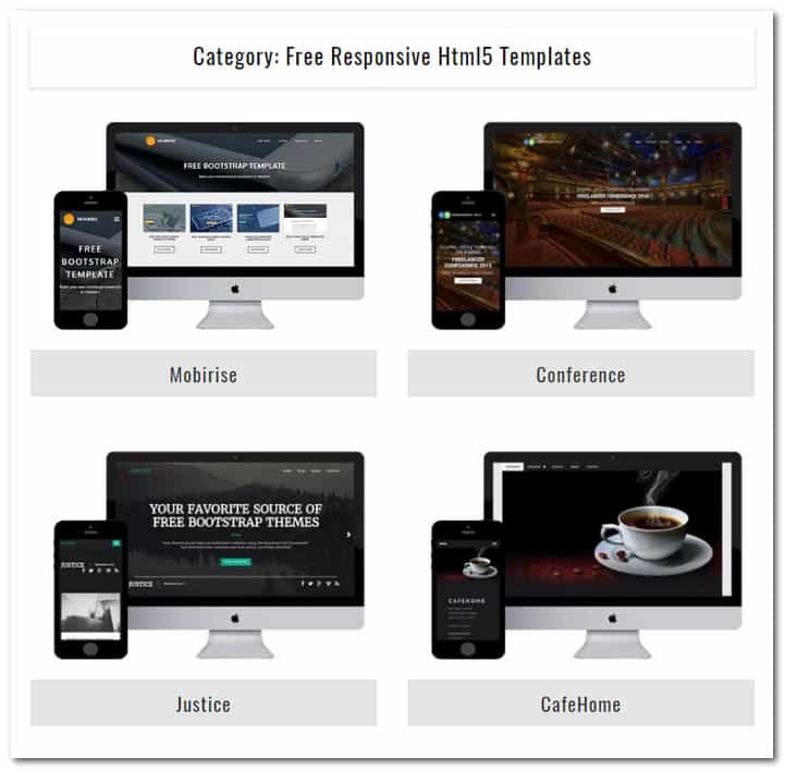 free responsive html5 themes