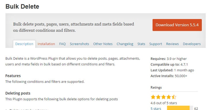 How to Effectively Bulk Delete many Posts in WordPress