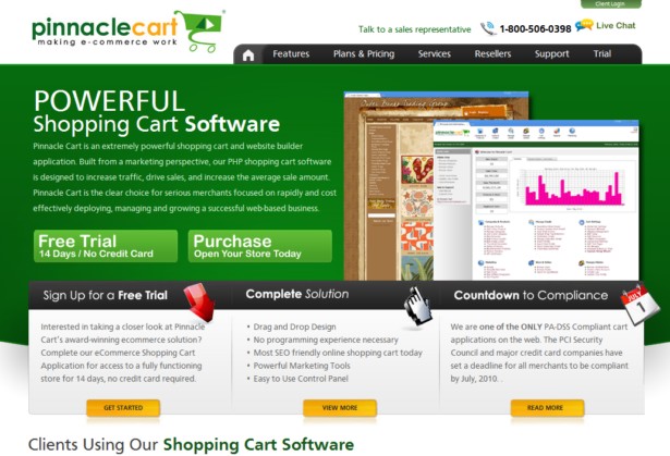 PinnacleCart - eCommerce Website Solution