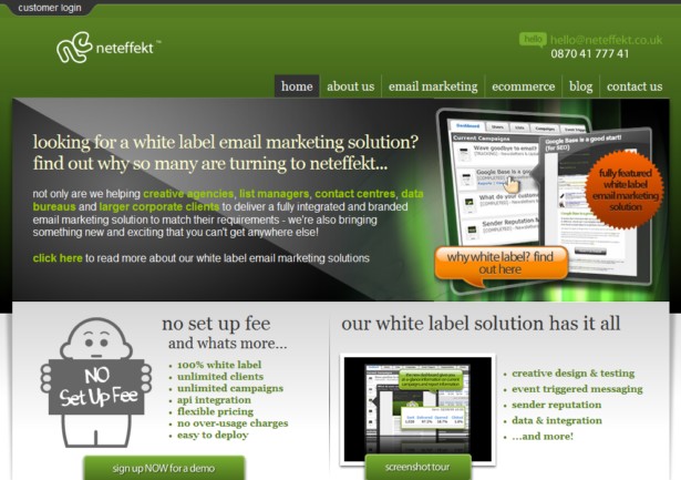 neteffekt - 100% White label email marketing solutions