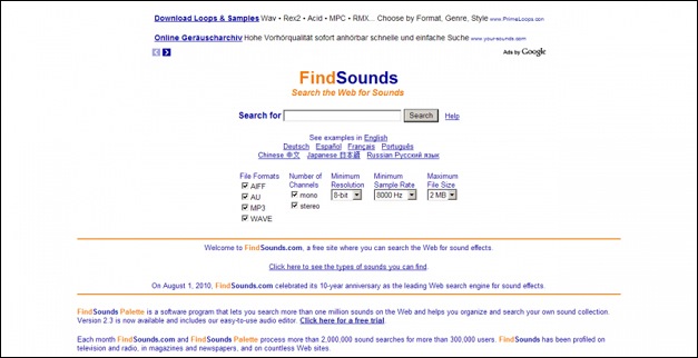 Find Sounds