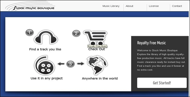 Stock Music Boutique, Sound Effect Download