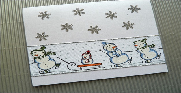 Snowman Winter card