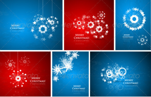 abstract-christmas-composition