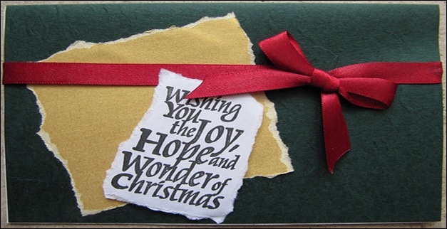 stamping xmas card idea