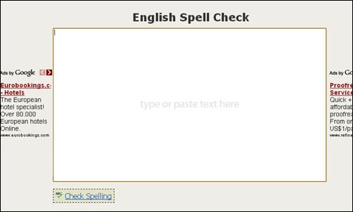 English Spell Check