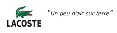 Lacosteslogan