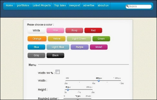 menu-maker-css3-jquery