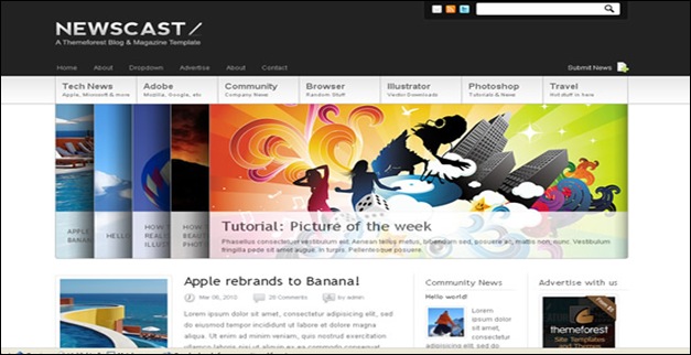 newscast best wordpress themes