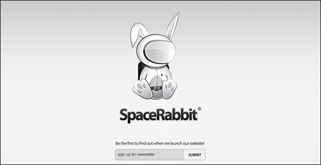 SpaceRabbit coming soon page