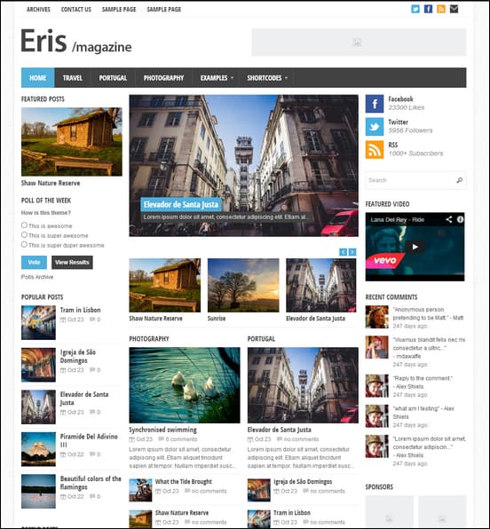 Eris - Responsive WordPress Magazine Theme