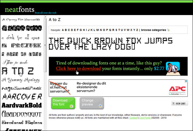neatfonts