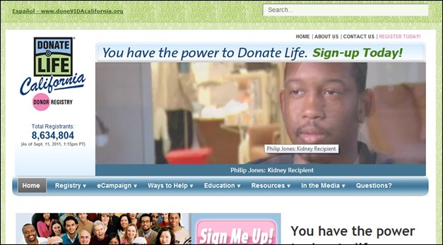 Donate Life California