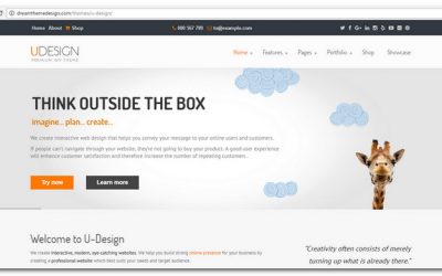 U-Design Review – Responsive Multi-purpose WordPress Theme