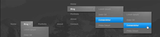55+ Premium CSS Menu and Navigation Solutions