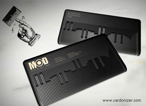 Musical Comb Card