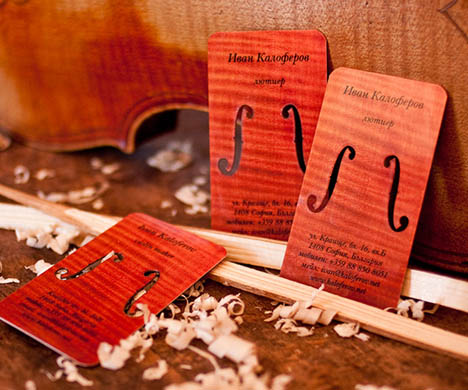 Violin Style Card