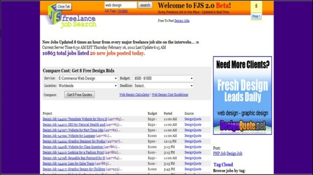 freelance job search