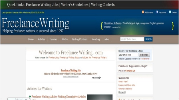 freelance writing