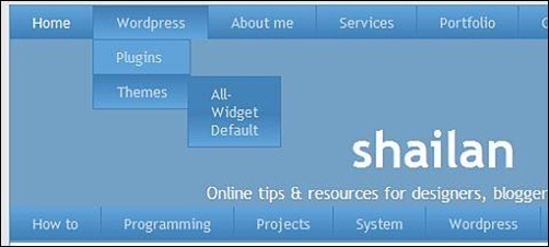 dropdown-menu-widget