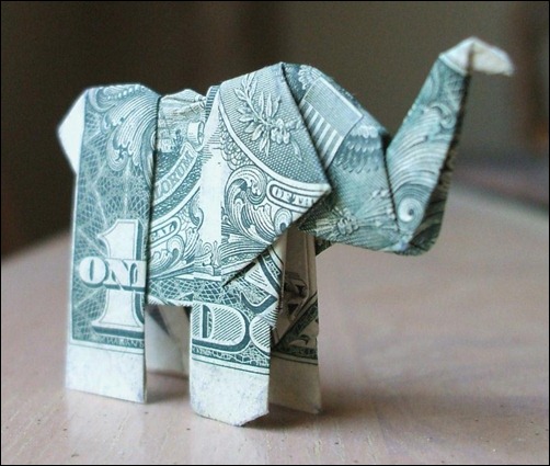 origami-elefant