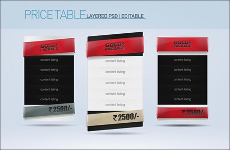 price-table-set