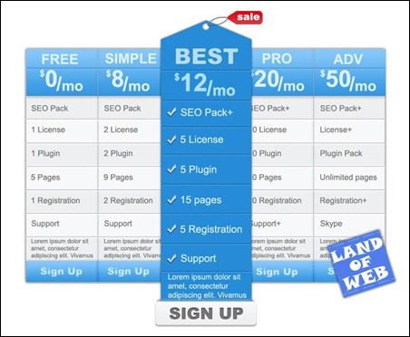 pricing-table-psd