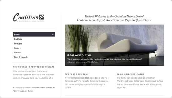 Coalition wordpress theme