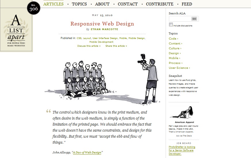 Responsive Web Designby ETHAN MARCOTTE