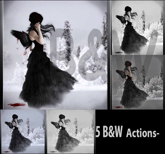 black-and-white-ps-actions