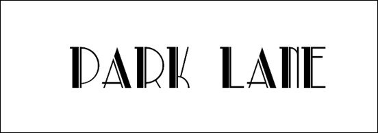 park-lane-font