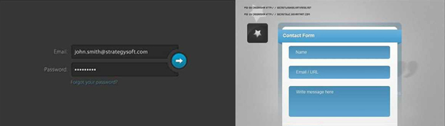 55 Free Login, Sign Up and Contact Form PSD Files