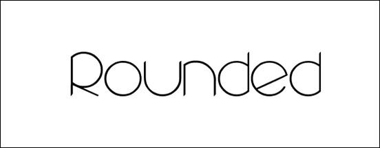 rounded