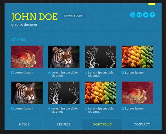 Colores - Responsive HTML5 vCard