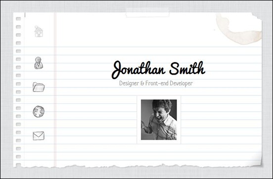 Notebook - Virtual Business Card